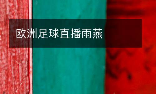 歐洲足球直播雨燕