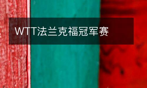 WTT法蘭克福冠軍賽