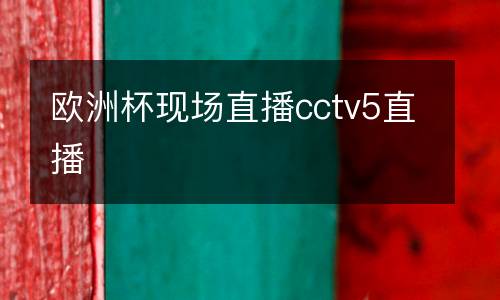 歐洲杯現(xiàn)場直播cctv5直播