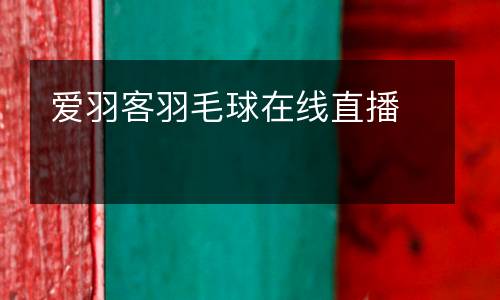 愛(ài)羽客羽毛球在線直播