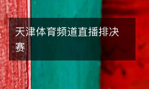 天津體育頻道直播排決賽