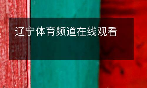 遼寧體育頻道在線觀看