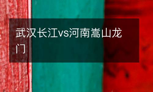 武漢長江vs河南嵩山龍門